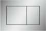 TECE now bedieningsplaat voor duospoeling 22 x 15 x 0 5 cm mat chroom - Thumbnail 1