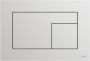 TECE Velvet wc-bedieningsplaat voor duospoeling 22 x 15 x 0 5 cm Grigio Efeso Steengrijs - Thumbnail 1
