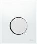 TECE Urinoir Bedieningsplaat Loop Glas Wit 10 4x12 4 cm (met glanzend chromen toets) - Thumbnail 1