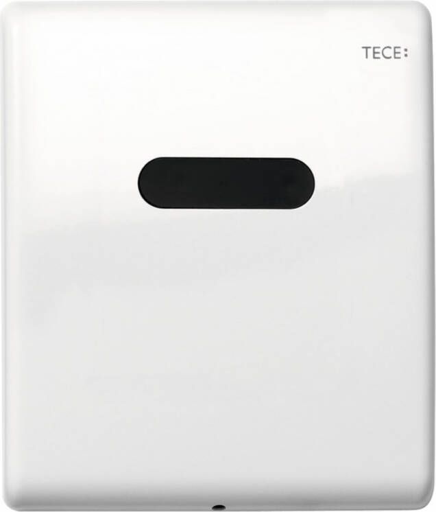TECE Urinoir Elektronische Bedieningsplaat Planus 10x12 cm Glanzend Wit (werkt o.b.v. adapter)