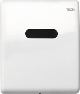 TECE Urinoir Elektronische Bedieningsplaat Planus 10x12 cm Glanzend Wit (werkt o.b.v. batterij)
