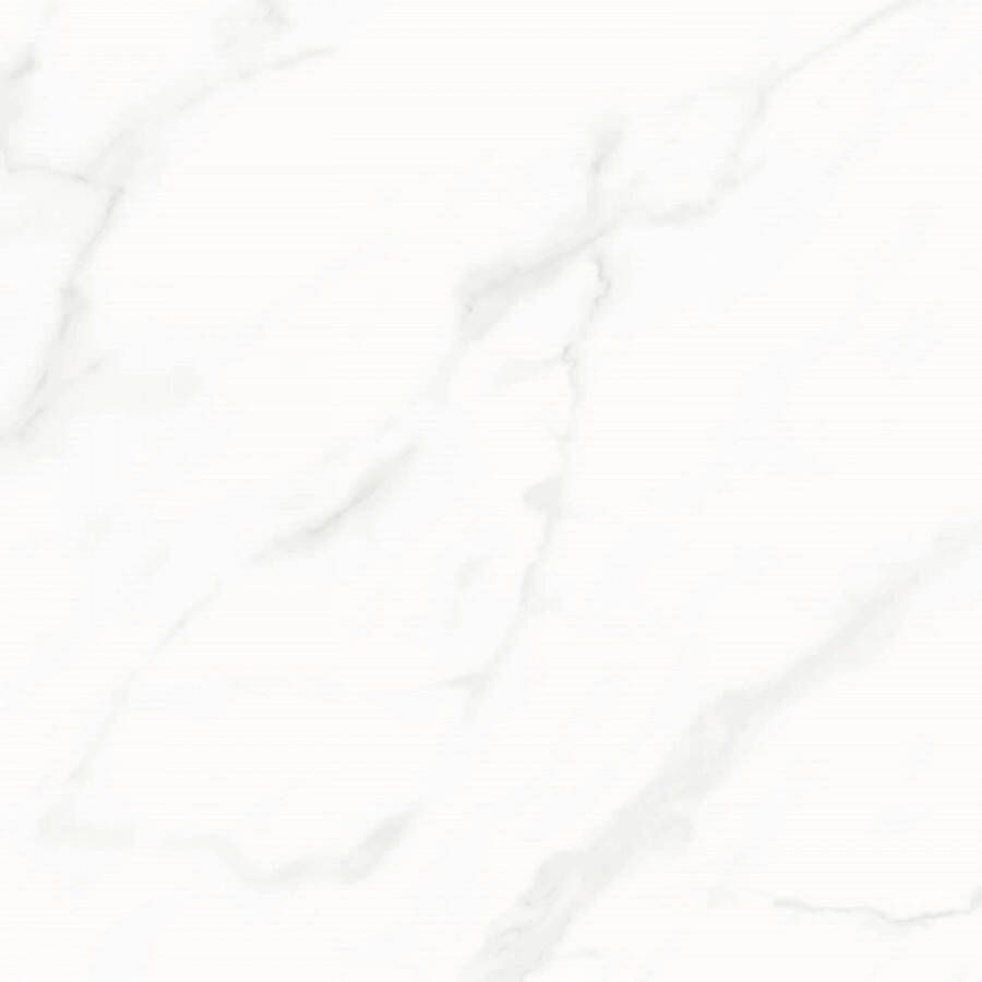 Tegeldepot Vloertegel Racer Hoogglans Marmerlook Carrara 60.8x60.8 cm (doosinhoud 1.80 m2)