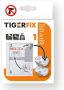 Tiger fix Type 1 set van 2 stuks 4 x 0 6 x 3 5 cm chroom - Thumbnail 1