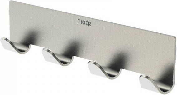 Tiger Hakenrek Basic RVS geborsteld 12.6x3x1.6cm 1114330941