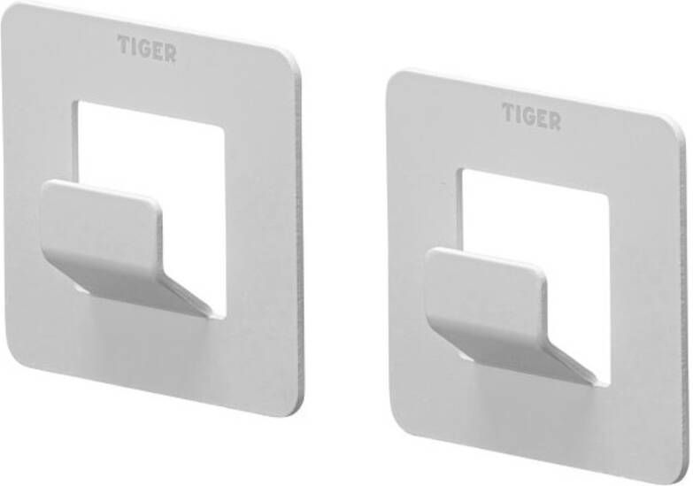 Tiger Handdoekhaak Open Wit (2 stuks)