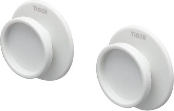 Tiger Handdoekhaak Tess Wit (2 stuks)