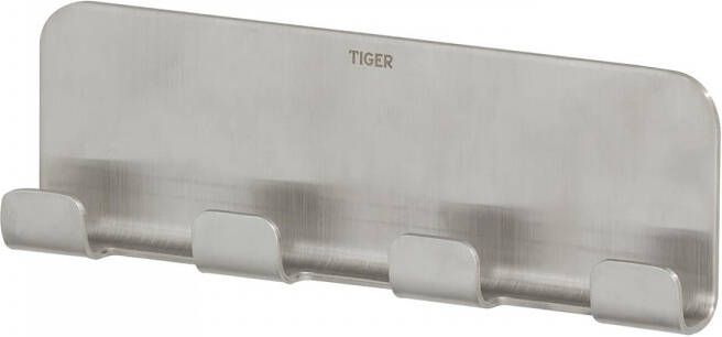 Tiger Colar Multihaak RVS geborsteld 15.5x4.9x2cm 1314730946