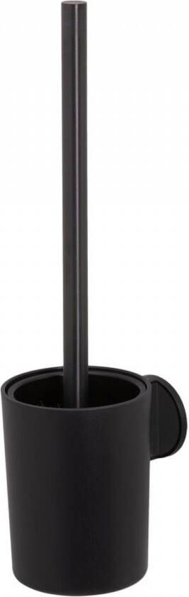 Tiger Tune Toiletborstel met houder Zwart metaal geborsteld Zwart 9.6x38.2x12.1cm 1327338946