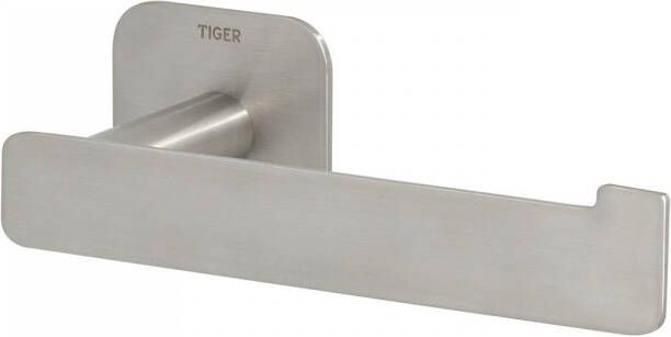 Tiger Toiletrolhouder Colar L Vorm Geborsteld RVS