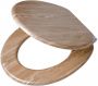 Tiger Scaffold Wood softclose toiletzitting MDF 37.5x45.5 cm Steigerhout - Thumbnail 1