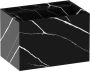 IChoice Cube wastafel 60x45 7x40cm marmerlook zonder kraangat Nero Marquina - Thumbnail 1