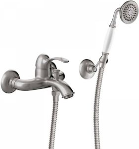 Tres Badmengkraan Clasic 1 Hendel Incl Handdouche en Doucheslang RVS