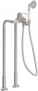 Tres Badmengkraan Clasic Vrijstaand 1 Hendel Incl Handdouche RVS