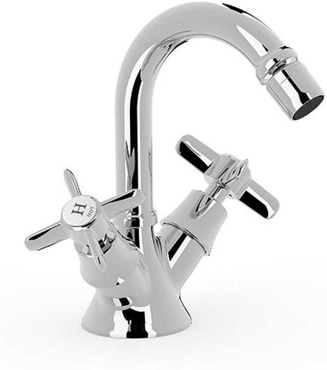 Tres Bidetkraan Clasic | Opbouw | Mengkraan | 1-hendel | Vintage | Chroom