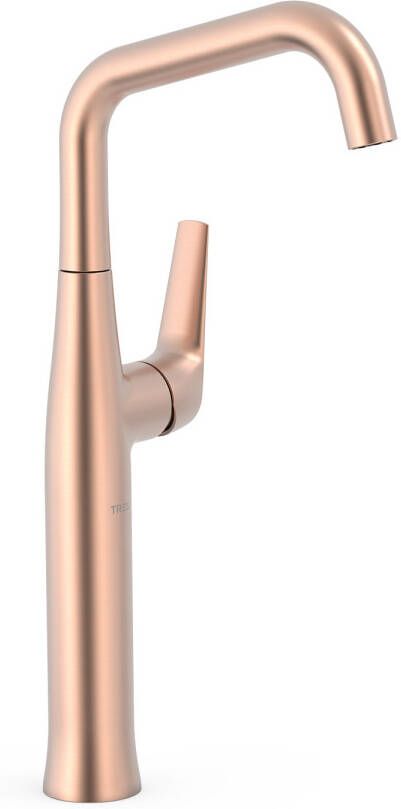 Tres Wastafelmengkraan Fuji 37.2 cm met Draaibare uitloop Mat Rose Gold