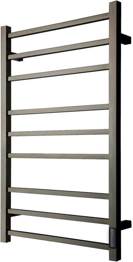 TVS Design Elektrische Radiator TVS ELDO 9F Zwart met Timer 86x53 cm