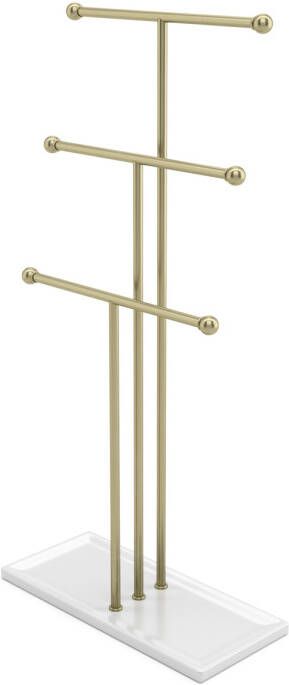 Umbra Trigem sieradenstandaard 23x10x48cm Staal Wit goud 1017310-524