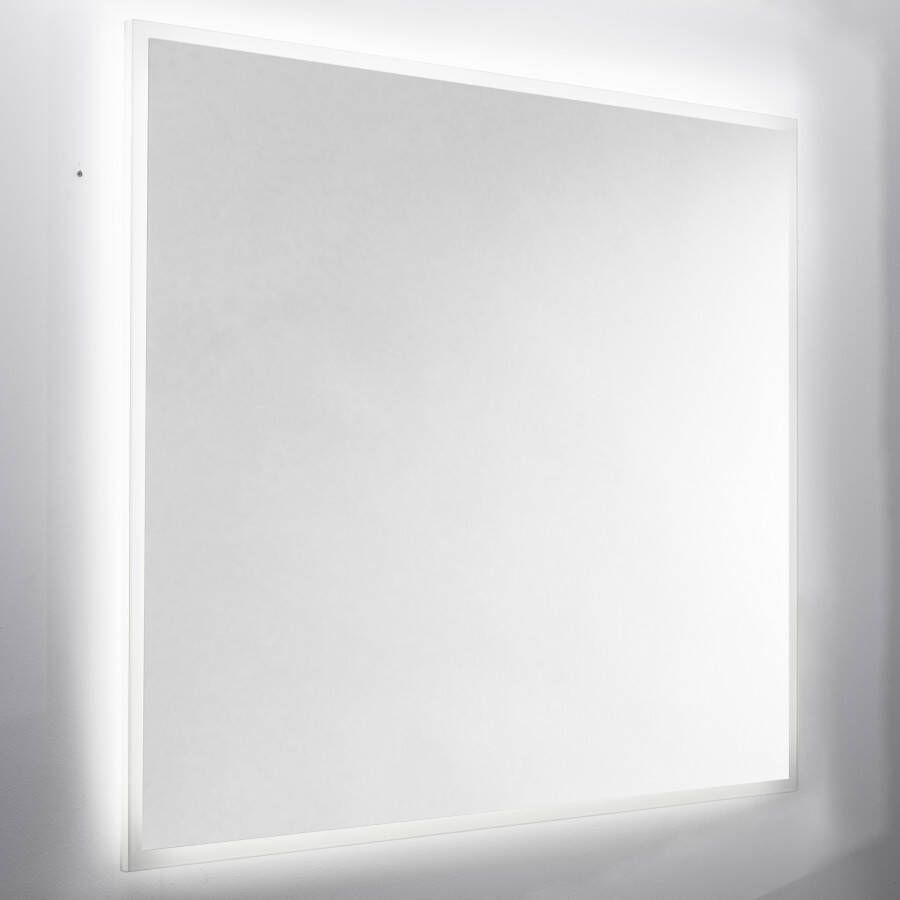 Van Marcke Wandspiegel Destra Met Plexi LED Verlichting En Anti Damp 120x60 cm Gezandstraald Glas