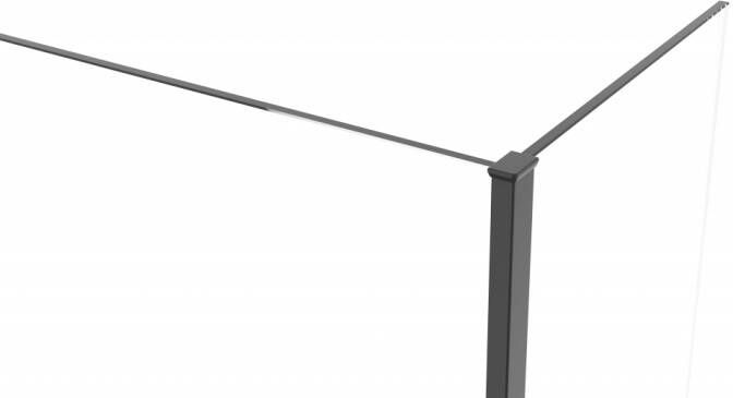 Van Rijn Hoekprofiel ST01 22 x 13 mm Zwart