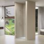 Van Rijn Products Nisdeur 8mm helder Clearglas chroom beslag HxB 2000 x 970 voor nis 1000mm incl. dichtingen ST01LP100100 - Thumbnail 1