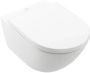 VILLEROY&BOCH Villeroy&amp Boch Subway 3.0 combi Pack diepspoelcloset TwistFlush 4670 T0XX closetzitting 8M42 S1 01 afvoer horizontaal. Alpin wit C+ - Thumbnail 1