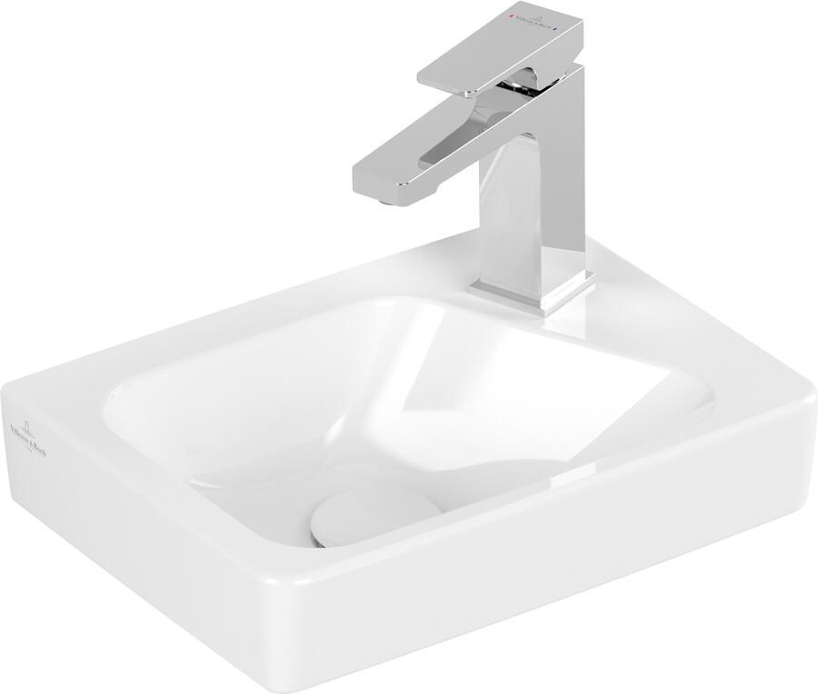 Villeroy & Boch Architectura Fontein 36x26x13 cm met Overloop White Alpine