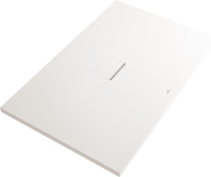 Villeroy & Boch Squaro Infinity kunststof douchebak quaryl rechthoekig 180x100x4cm mat wit udq1810sqi2v-rw