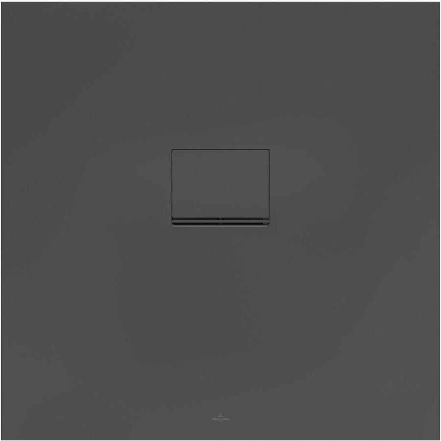 Villeroy & Boch Squaro Infinity Vierkant douchevloer 900 x 900 x 40 mm Anthracite