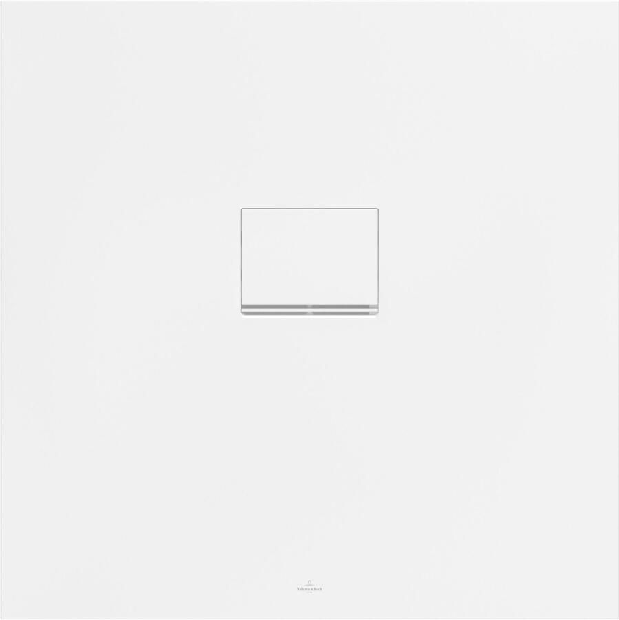 Villeroy & Boch Squaro Infinity kunststof douchebak quaryl vierkant 90x90x4cm mat wit udq9090sqi1v-rw
