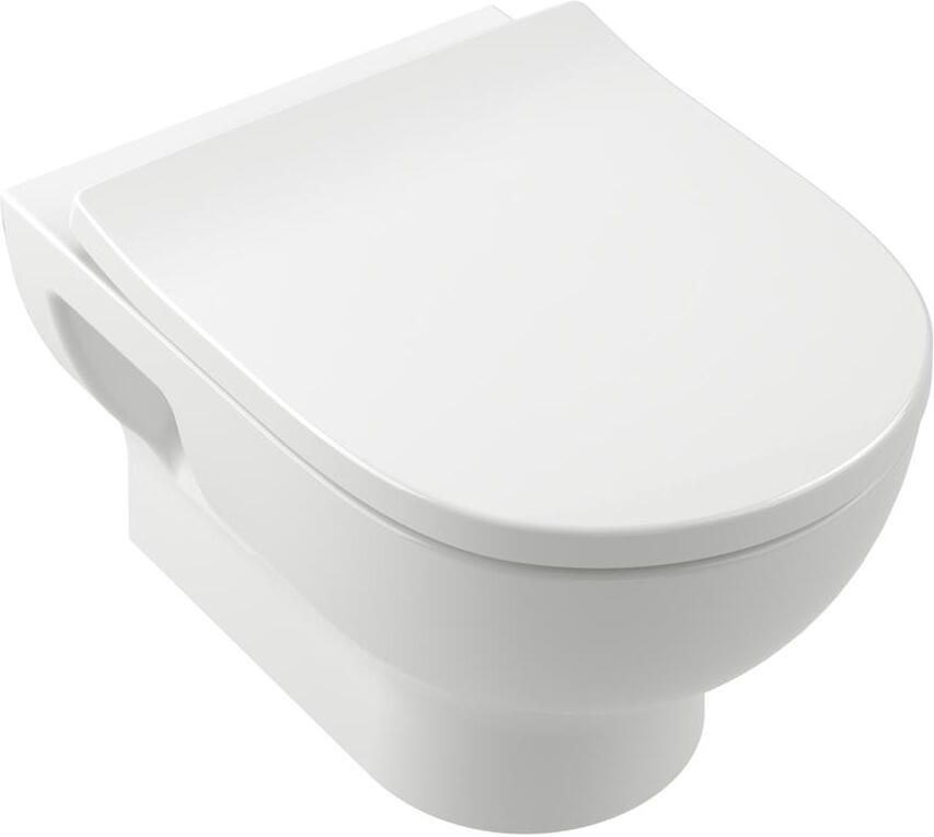 Villeroy & Boch Toilet O.novo Combipack me Zitting 49x36x35 cm TwistFlush Wit Alpine