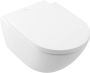 Villeroy & Boch Subway 3.0 Wandcloset 56cm zonder spoelrand diepspoel twistflush ceramic+ en antikalkbehandeling zonder zitting Alpin glans wit 4670t0t2 - Thumbnail 1