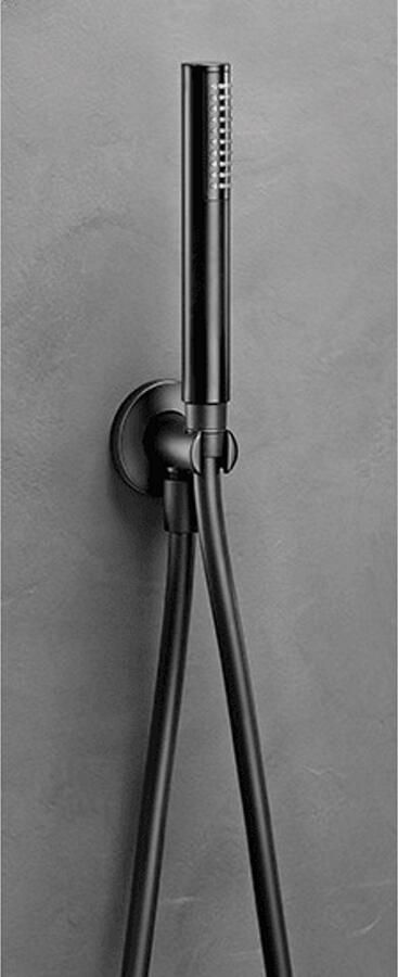 Royal Plaza Talon handdoucheset met slang aansluitknie en opsteek charcoal