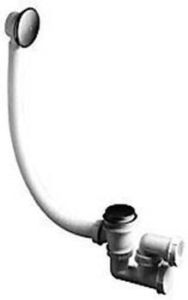 Plieger badafvoercombinatie quick clac 6 4 klikbaar 40mm klemaansluitng chroom 3503800SB08