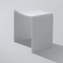 Wiesbaden Solid Surface Douchezitje 40x30x42.5 cm Wit Mat Solid Surface - Thumbnail 1