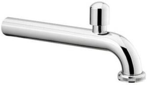 Wiesbaden Chroom muurbuis+bocht met beluchter 32 mm