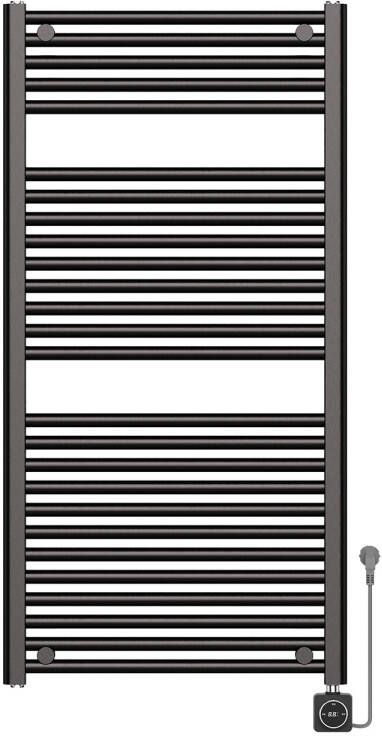 Wiesbaden Elektrische Radiator Elara 118.5x60 Cm Smart Wifi Gunmetal