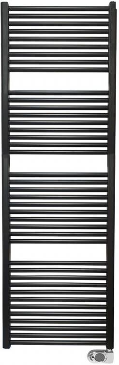 Wiesbaden Elara EL elektrische handdoek radiator 182x60 cm 1000 watt zwart mat