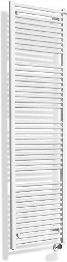 Wiesbaden Elara EL elektrische handdoek radiator 182x60 cm 1000 watt wit