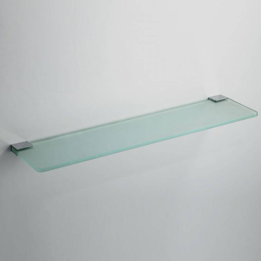 Wiesbaden Eris planchet 52x12 5 cm chroom mat glas