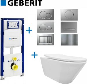 Wiesbaden Geberit UP320 Toiletset set10 Stereo met Sigma Drukplaat