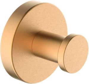 Wiesbaden Alonzo handdoekhaak groot 5 x 5 x 4 cm geborsteld brons koper