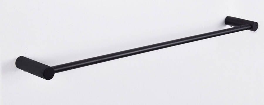 Wiesbaden Ida handdoekrek 60cm enkel mat zwart 28.5057