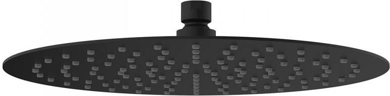 Wiesbaden Ufo luxe hoofddouche ultra plat 30 cm mat zwart 29.2818