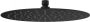 Wiesbaden Ufo luxe hoofddouche ultra plat 30 cm mat zwart 29.2818 - Thumbnail 1