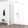 Wiesbaden Inloopdouche Eco 120x220 Cm 8 Mm Nano Coating Helder Glas Chroom - Thumbnail 1