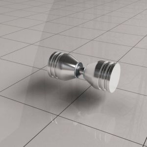 Xellanz losse deurknop voor douche deur chroom
