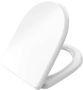 Xellanz Toiletbril Menir Softclose en Quickrelease Toiletzitting 42 7x35x4 2cm Wit - Thumbnail 1