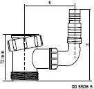 McAlpine 5506 t-stuk tbv was- en afwas. + haakse slangtule