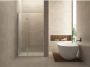 Wiesbaden Douchedeur Miami Nisdeur Draaideur met Vaste Wand 140(60-80)x200cm Antikalk Helder Glas Chroom Profiel 8mm Veiligheidsglas Easy Clean - Thumbnail 1