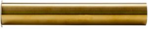 Wiesbaden sifon-verlengbuis 20cm met kraag geborsteld messing 33.5954